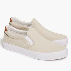 Men's J Crew Canvas Slip-on Sneakers